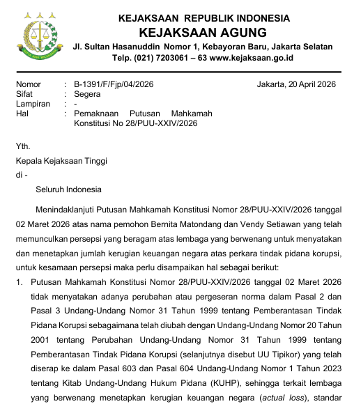 Cover Pemaknaan Putusan Mahkamah Konstitusi No 28-PUU-XXIV-2026