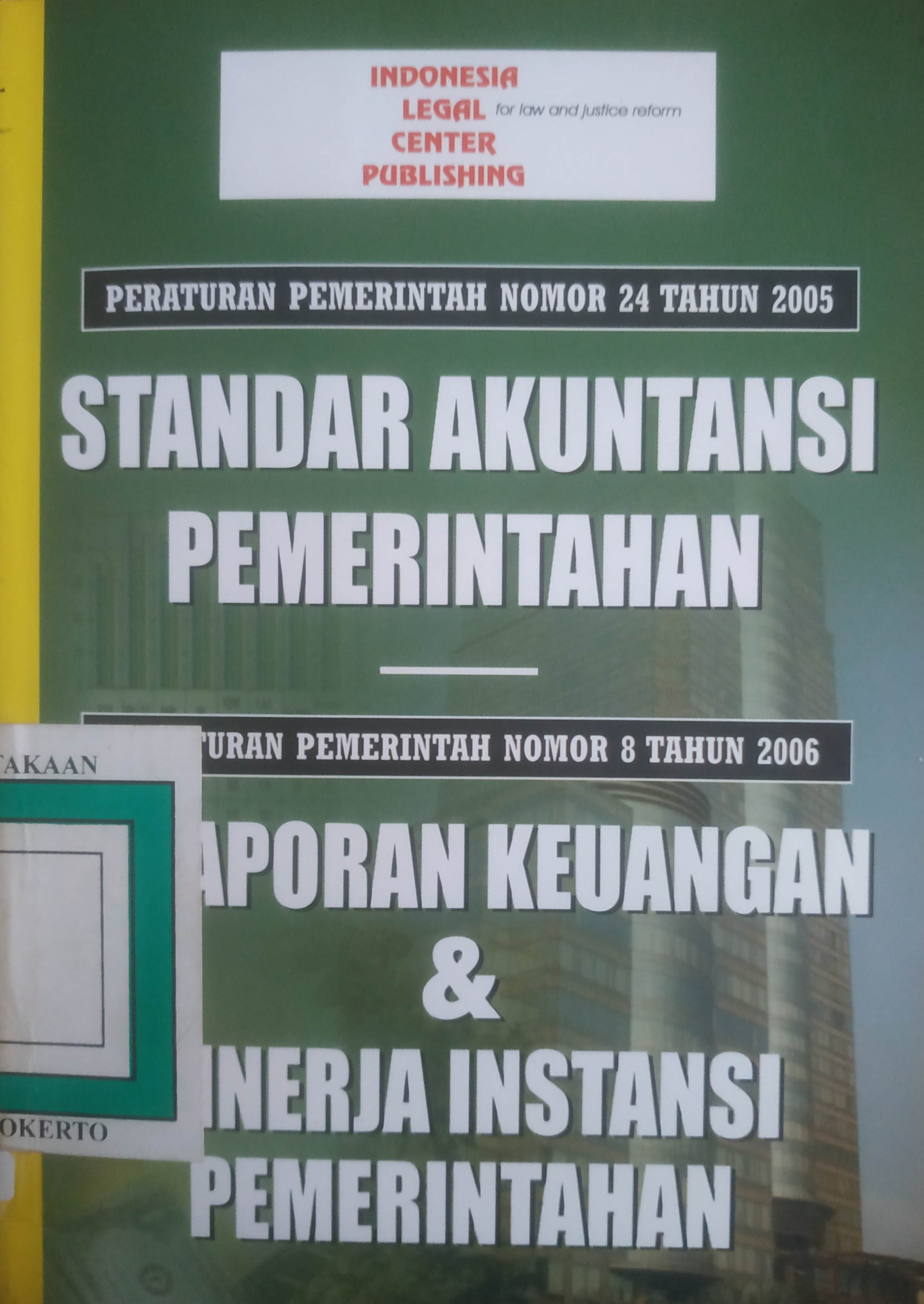 Cover PPRI No. 24 tahun 2005 tentang Standar Akutansi Pemerintahan