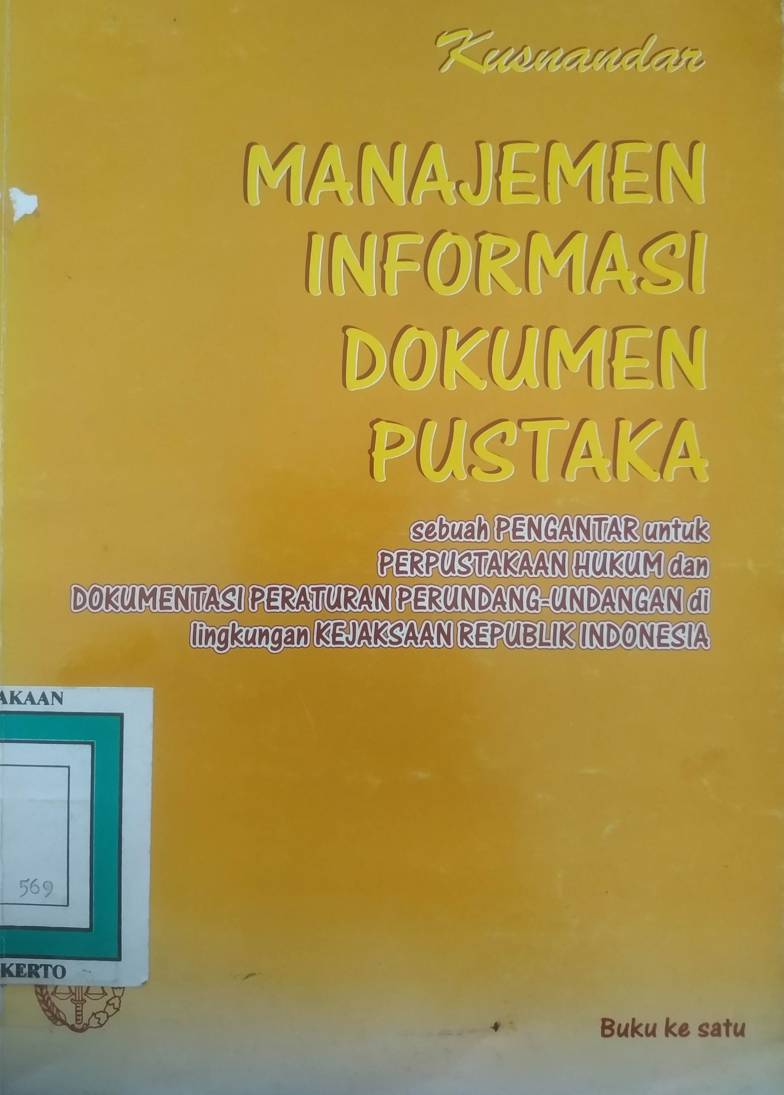 Cover Manajemen Informasi dokumen Pustaka 