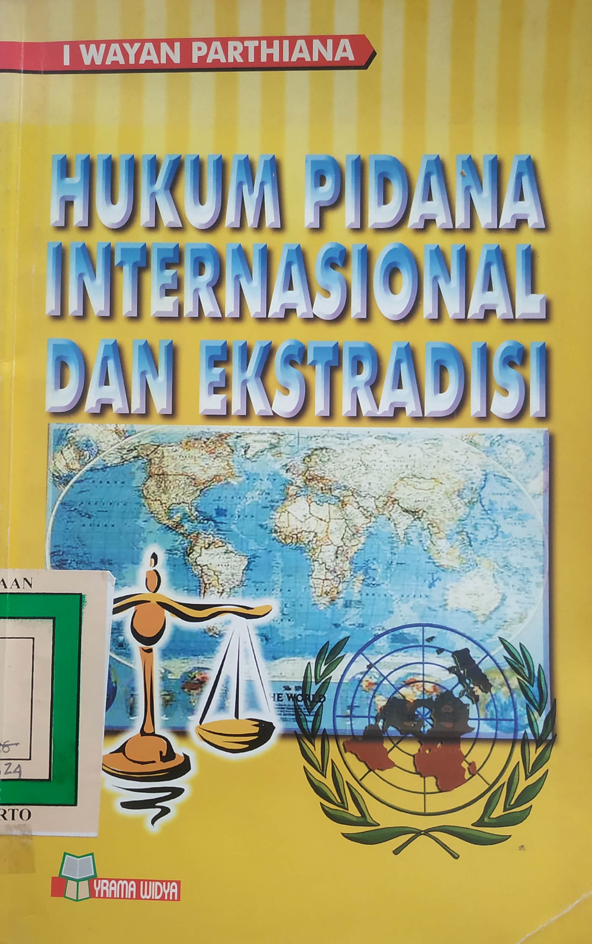Cover Hukum Pidana Internasional dan Ektradisi