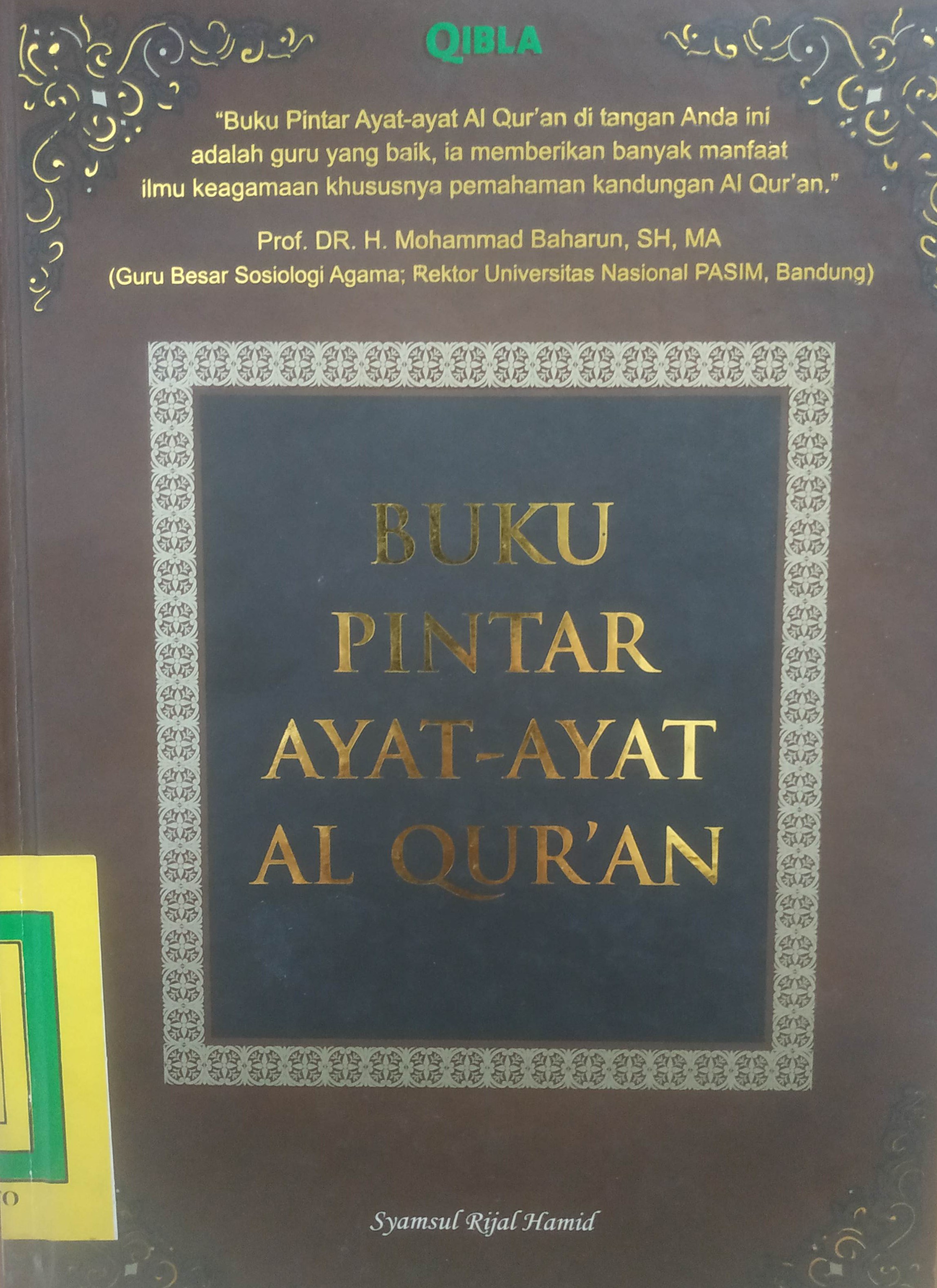 Cover Buku Pintar ayat – ayat  AlQur’an