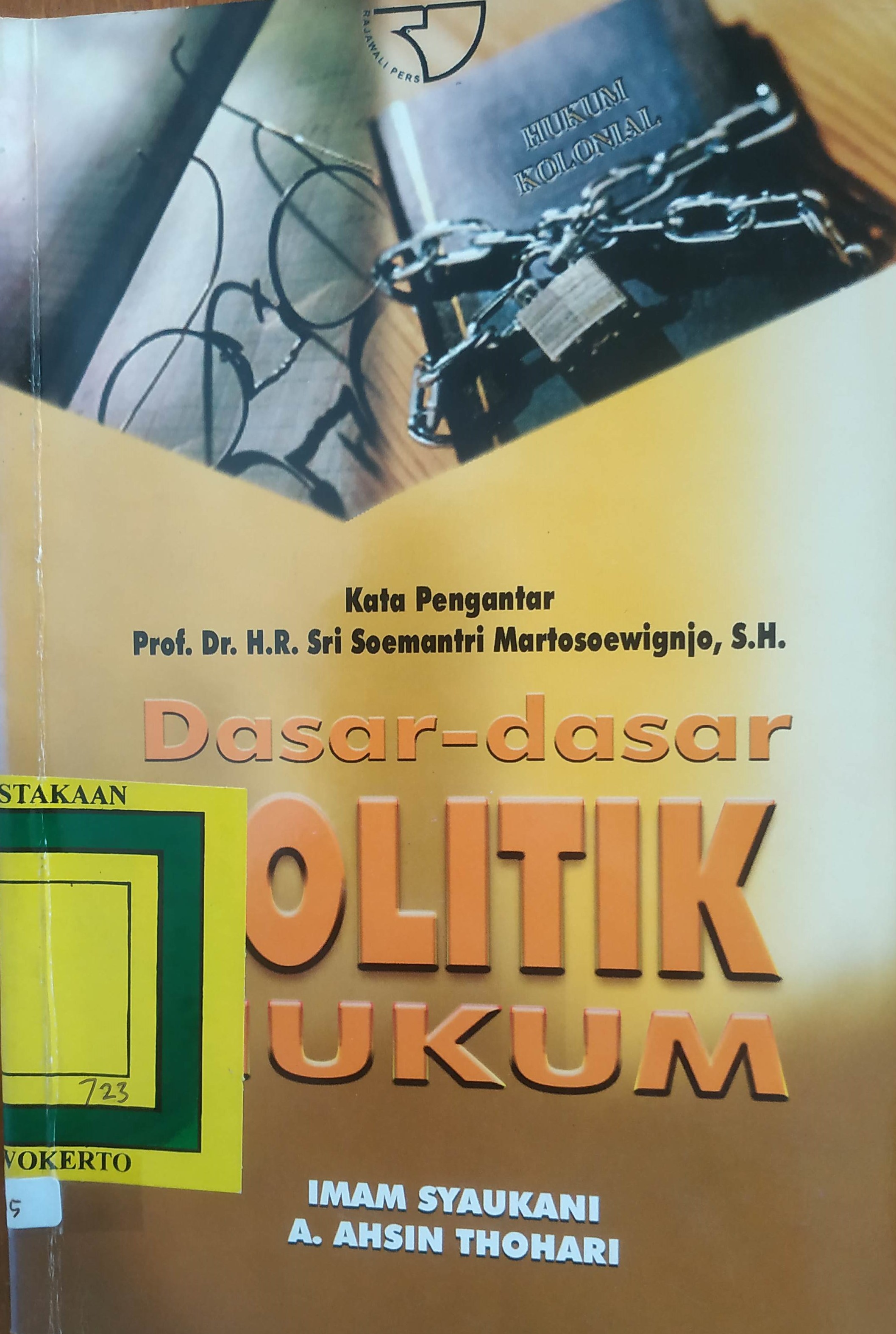 Cover Dasar- dasar Politik Hukum