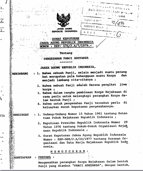 Cover PENGESAHAN PANJI ADHYAKSA 