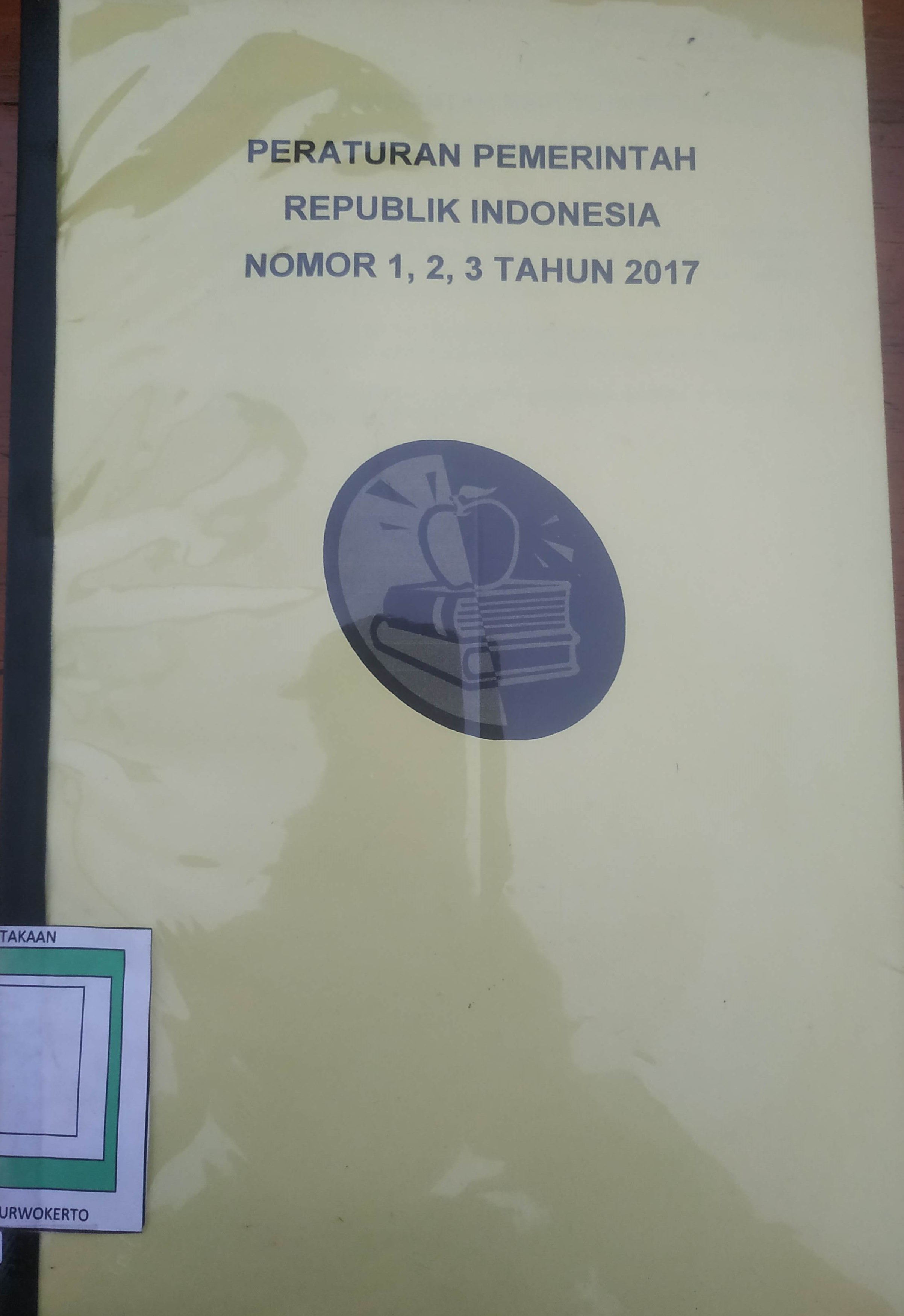 Cover Peraturan Pemerintah RI No. 1-3 Tahun 2017