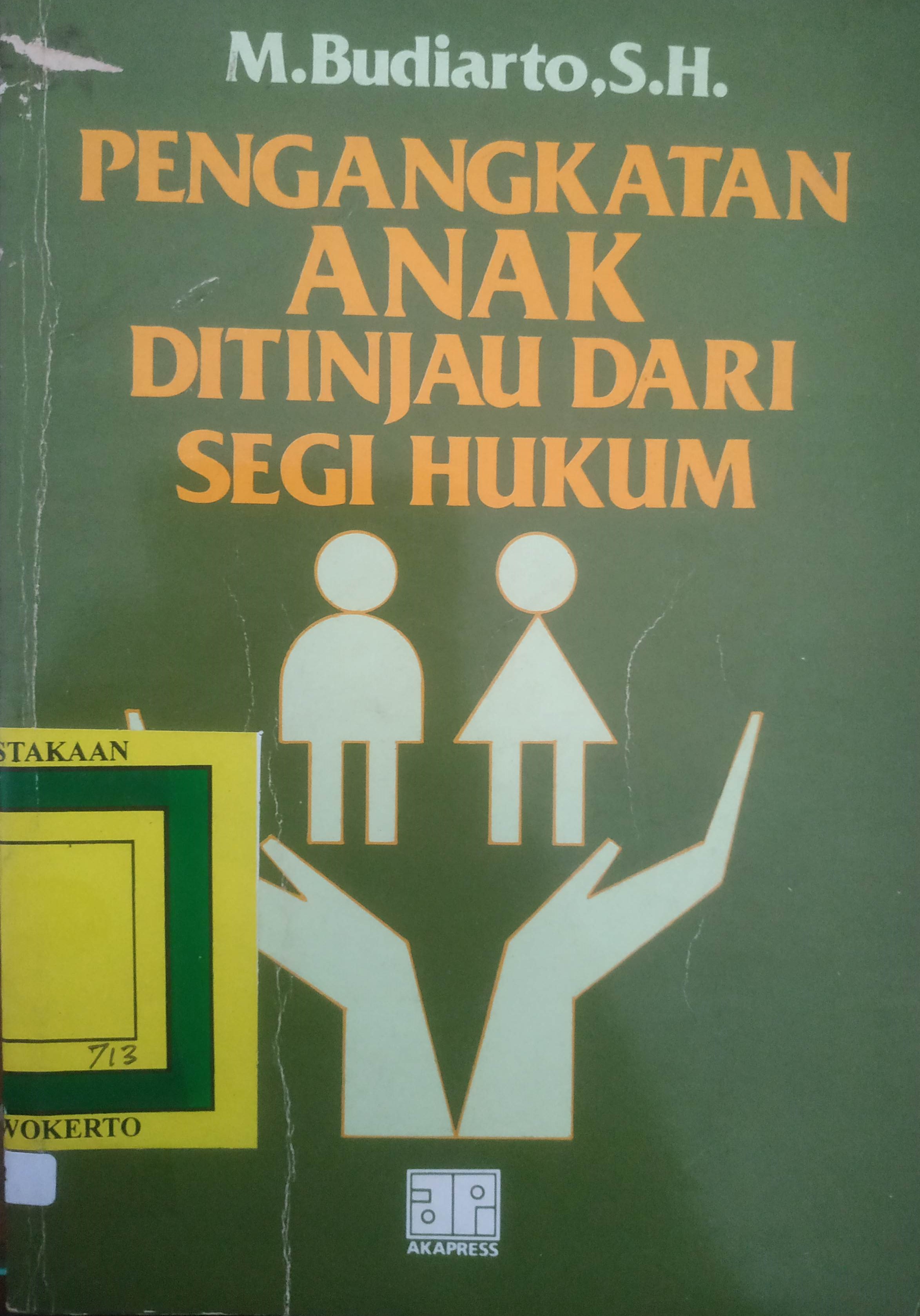 Cover Pengangkatan Anak Ditinjau Dari Segi Hukum