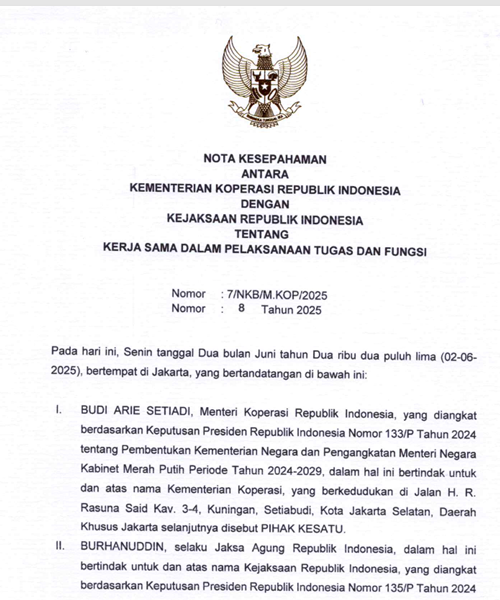 Cover KERJA SAMA DALAM PELAKSANAAN TUGAS DAN FUNGSI_KEMENKOP