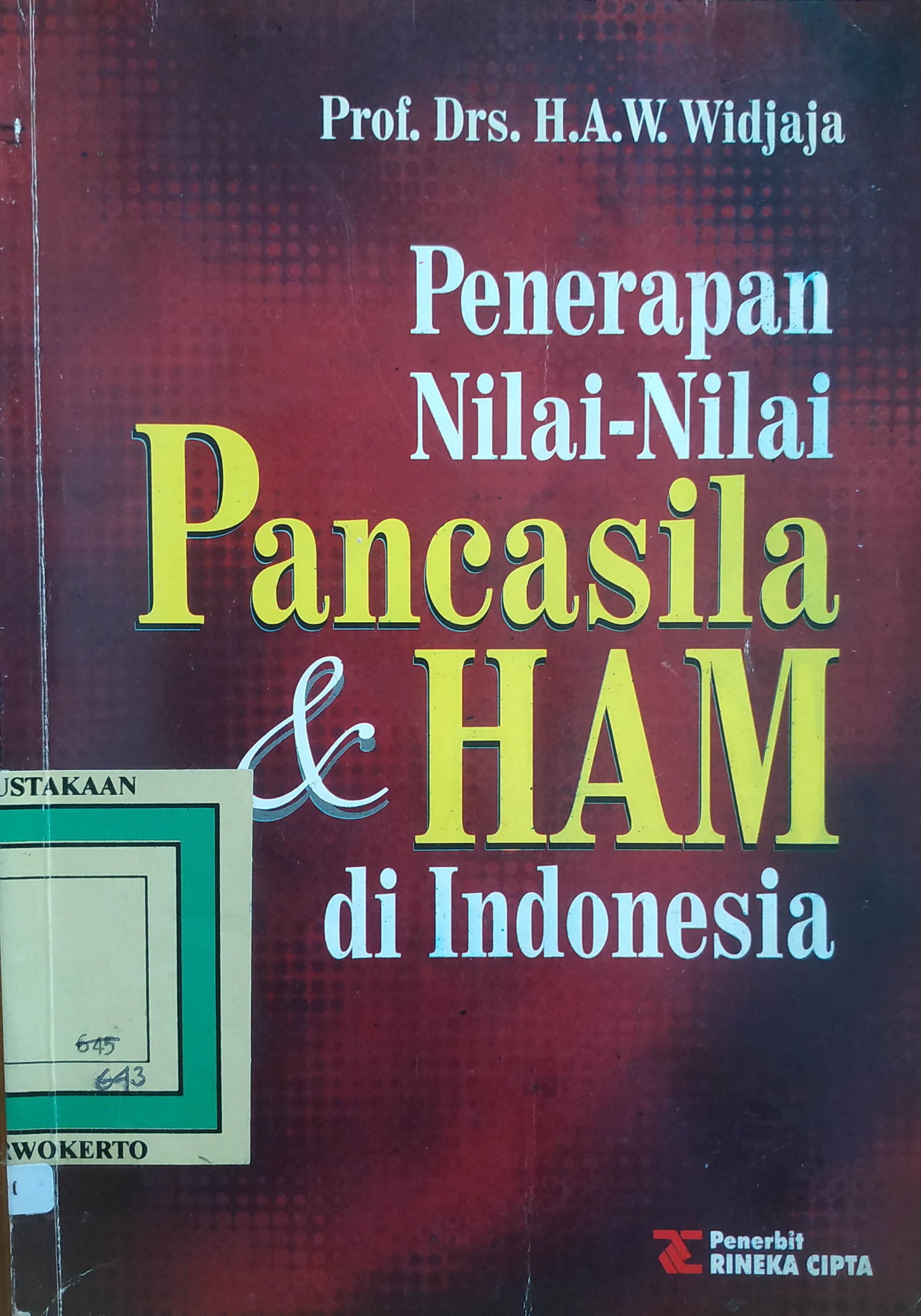 Cover Penerapan Nilai-Nilai Pancasila dan Ham di Indonesia