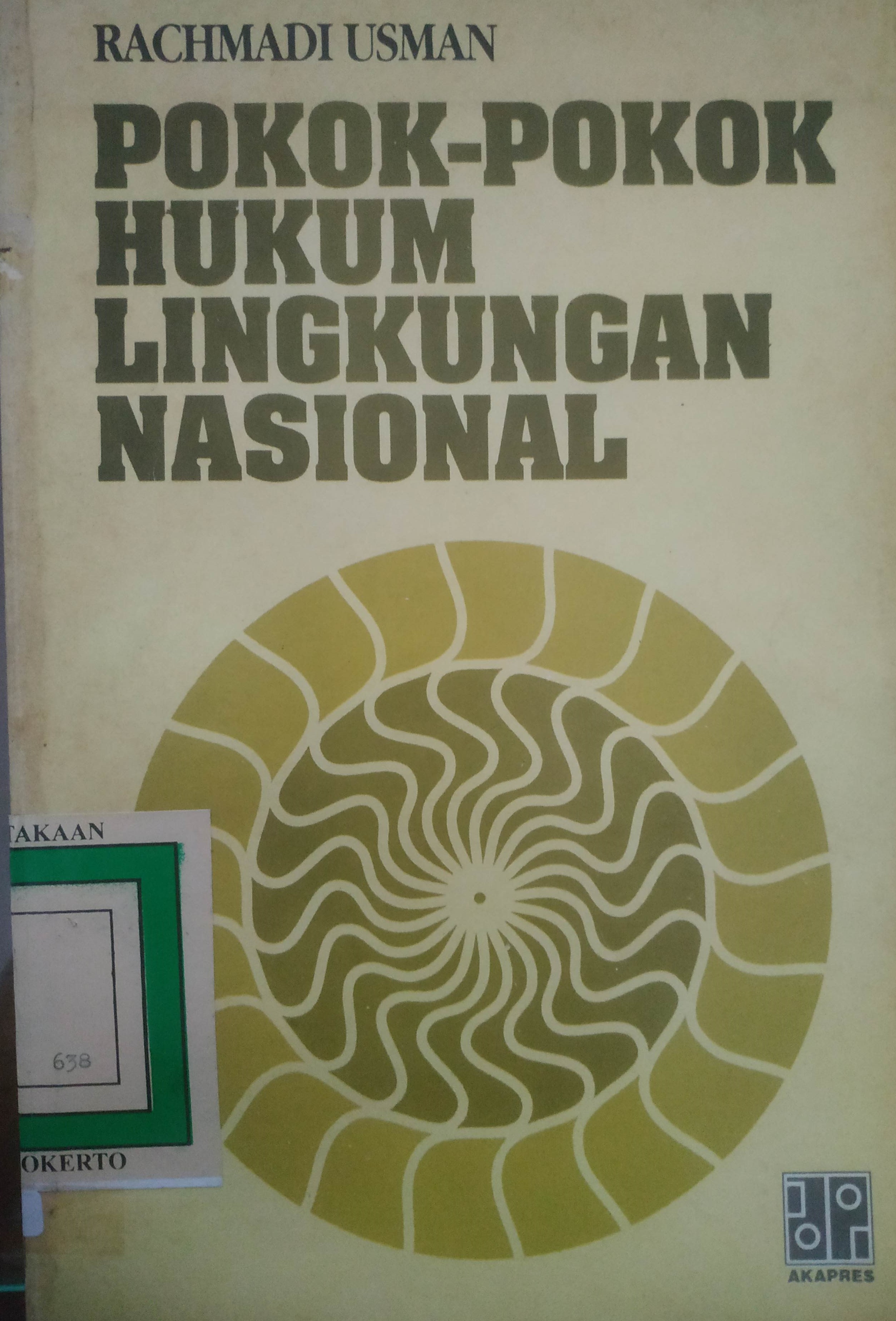 Cover Pokok – pokok Hukum Lingkungan Nasional