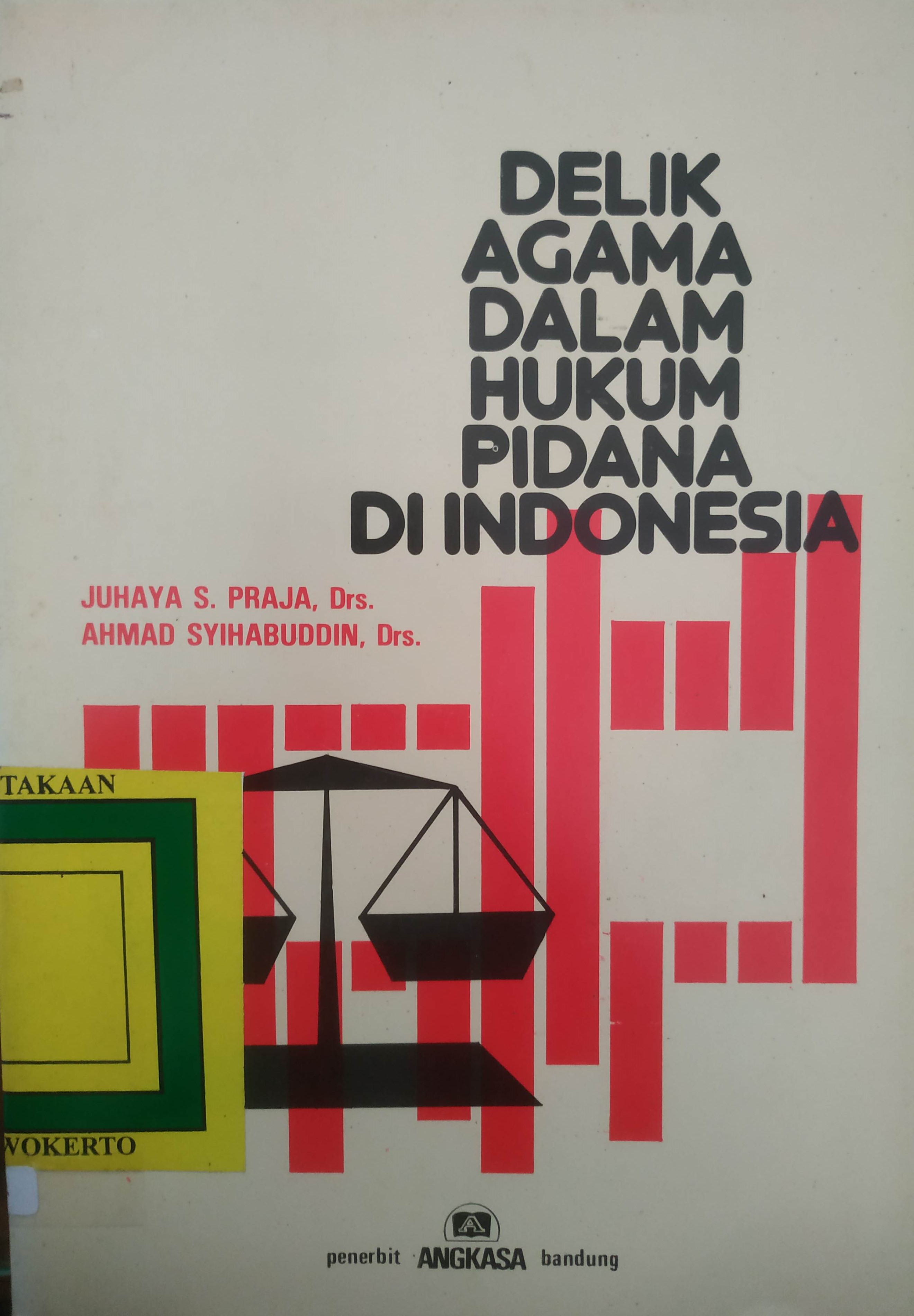 Cover Delik Agama dalam Hukum Pidana Indonesia