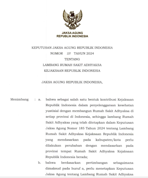 Cover LAMBANG RUMAH SAKIT ADHYAKSA PROVINSI