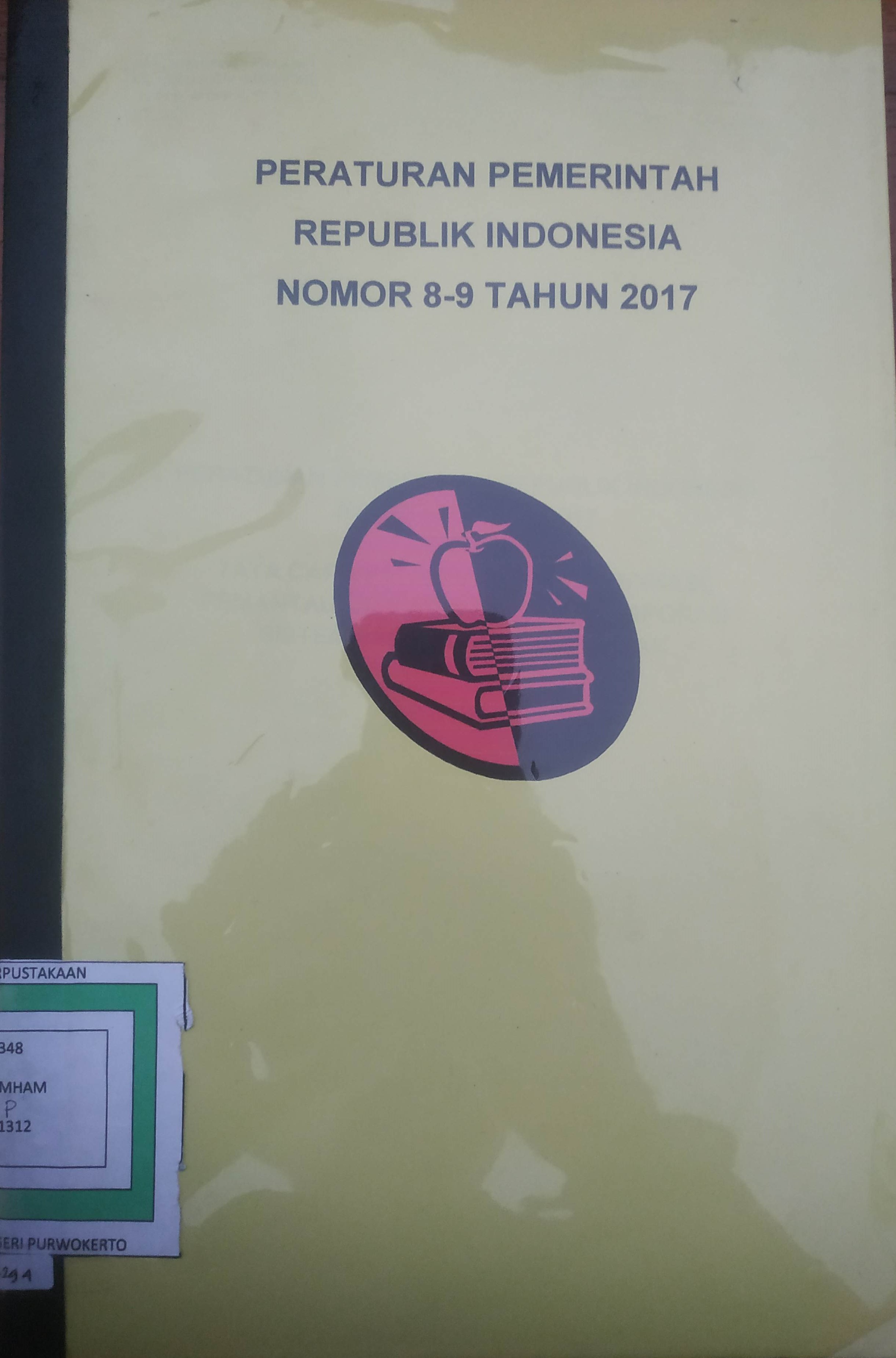 Cover Peraturan Pemerintah RI No 8-9 Tahun 2017 tentang Tata Cara Pelaksanaan Koordinasi, Pemantauan, Evaluasi dan Pelaporan Sistem Peradilan Pidana Anak