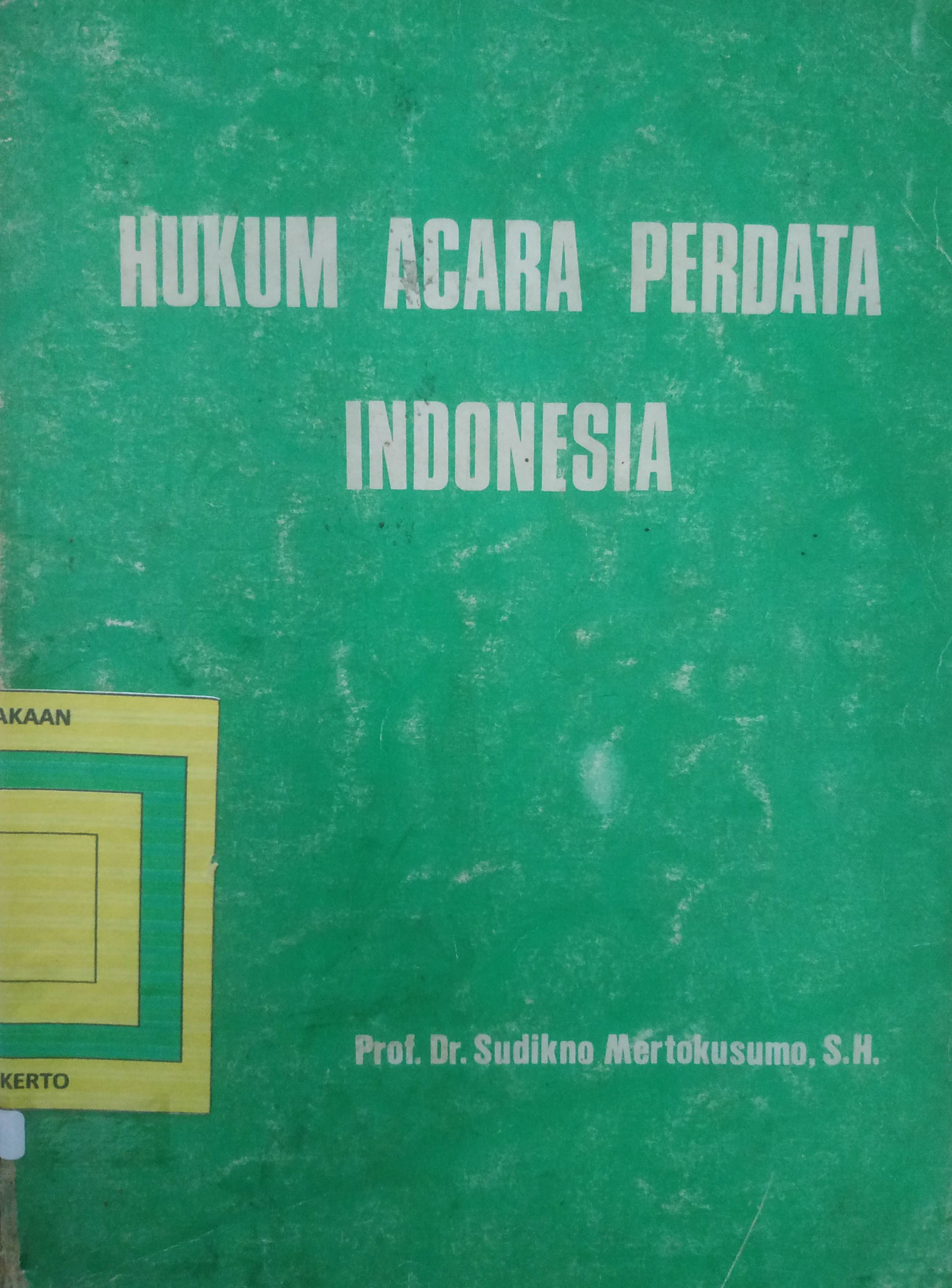 Cover Hukum Acara Perdata Indonesia
