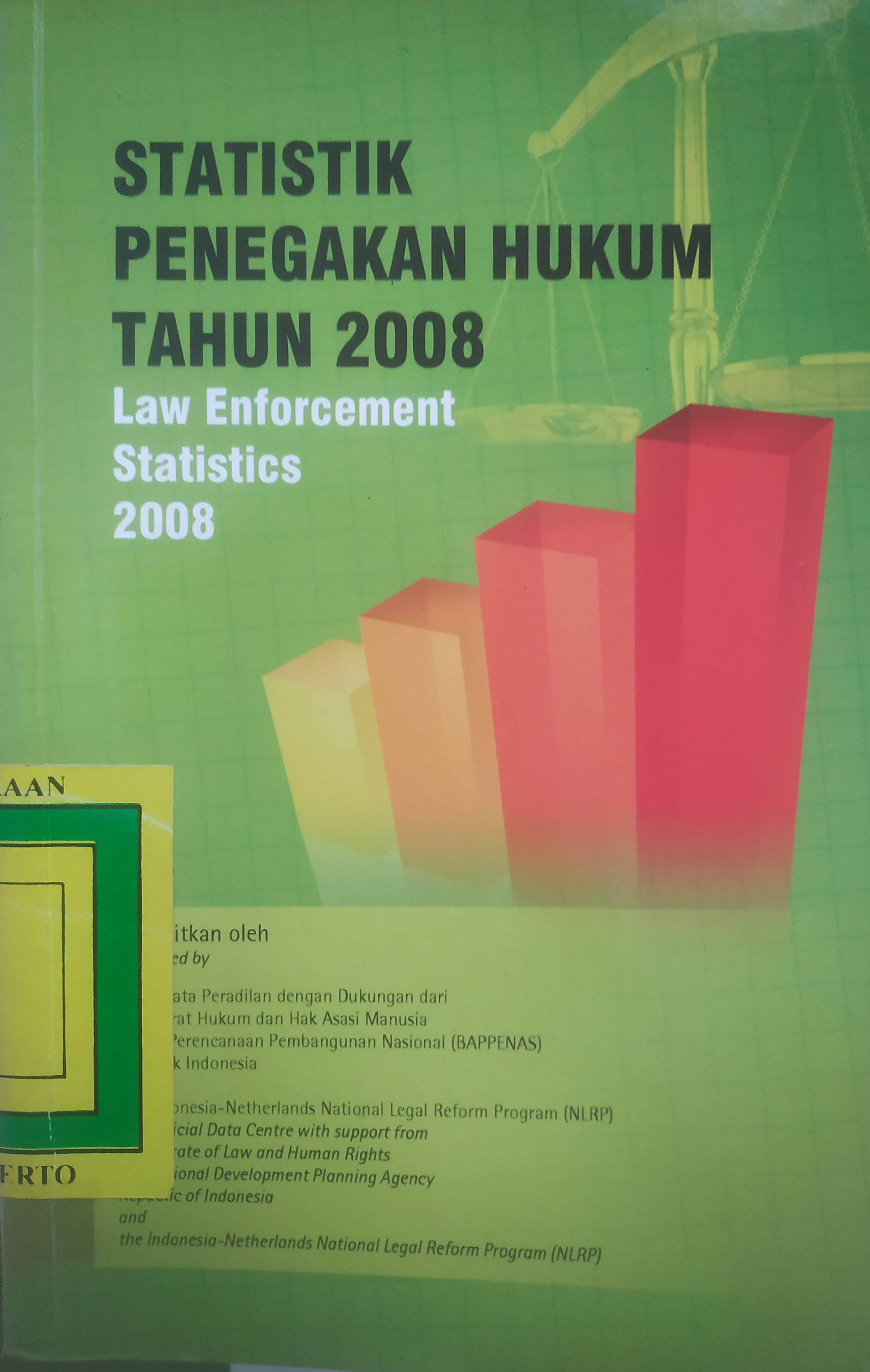 Cover Statistik Penegakan Hukum Tahun 2008