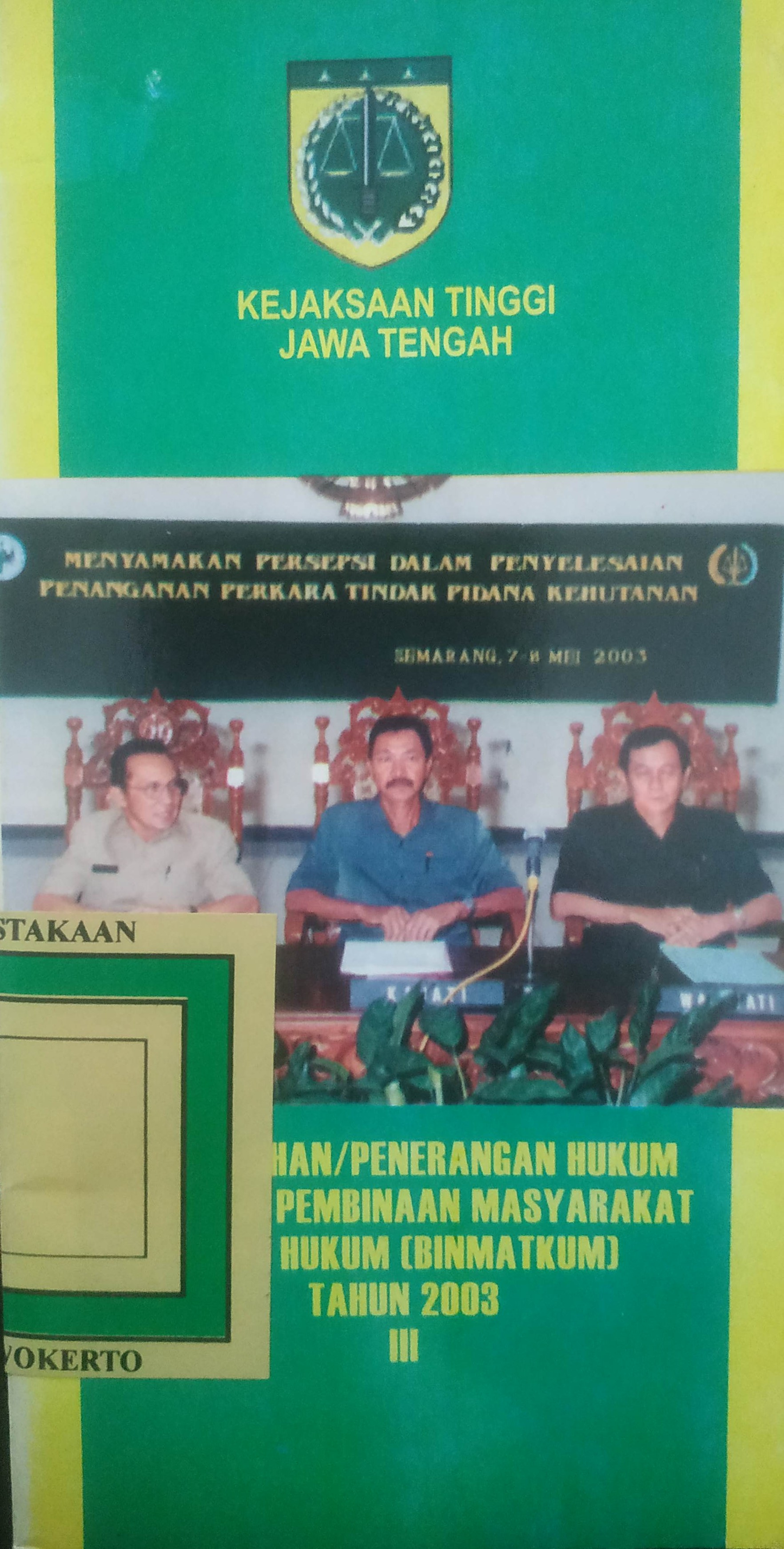 Cover Tindak Pidana Korupsi dan Penganggulangannya