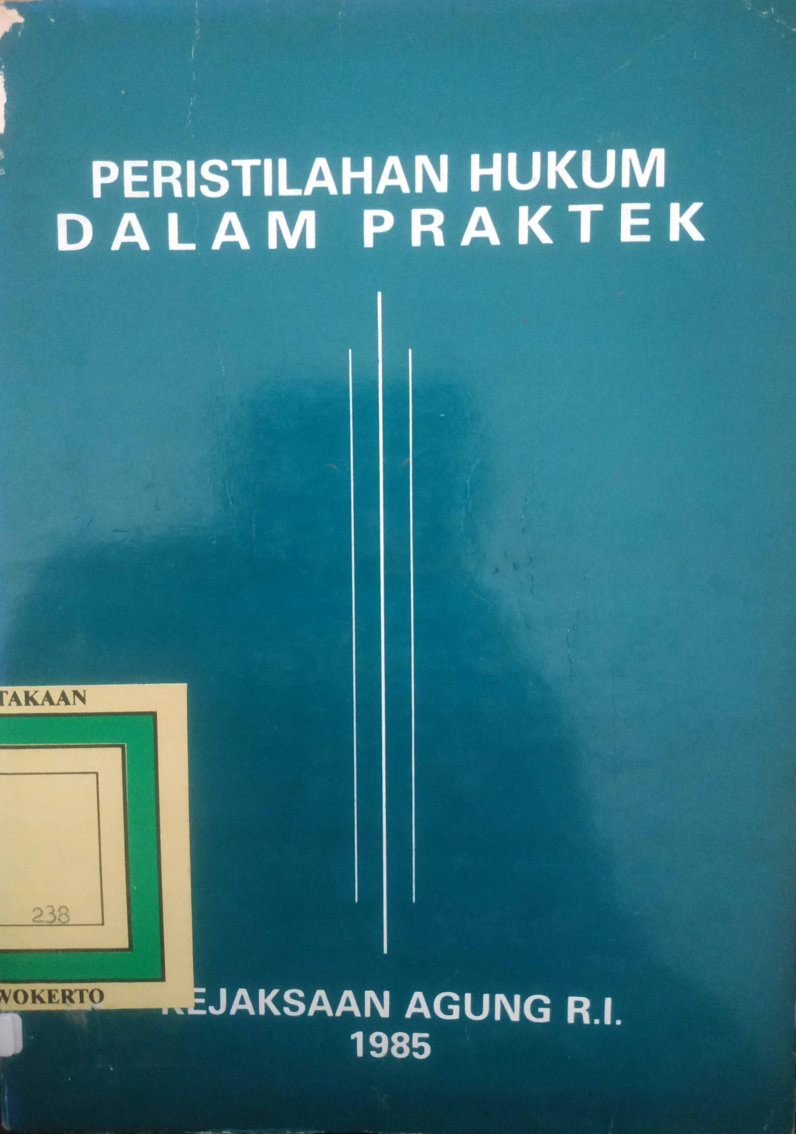 Cover Peristilahan Hukum dalam Praktek.